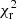 Mathematical equation: $ \chi^2_{\rm r} $