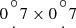 Mathematical equation: $ 0{{\circ \atop \cdot }}7\times 0{{\circ \atop \cdot }}7 $